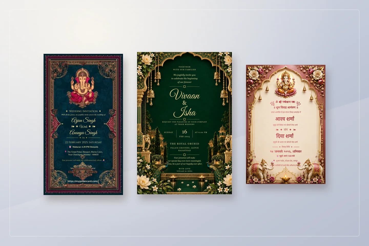 Sample designs for which online tool should you use for invitation files?