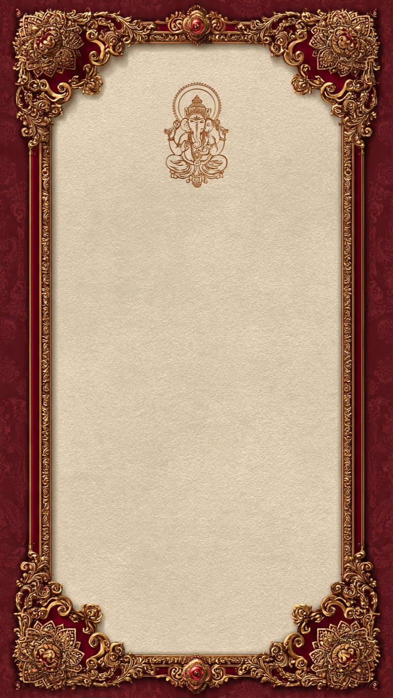 Premium Hindu Wedding Invitation Card 6