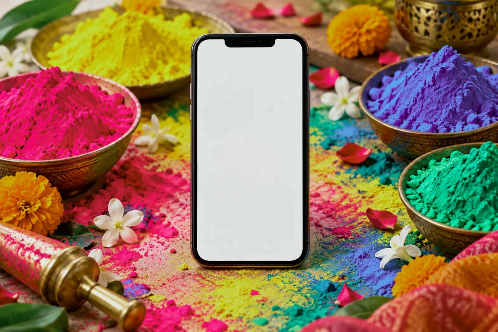 Colourful festival greeting artwork