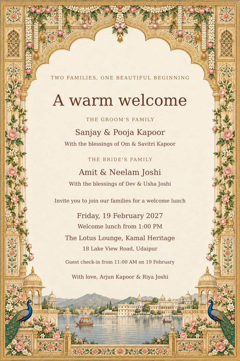 Ivory Lotus: Family & welcome