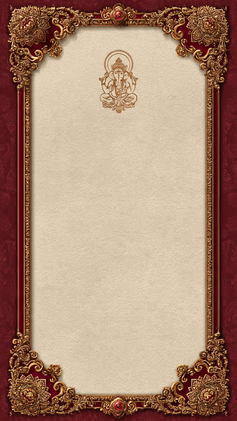 Premium Hindu Wedding Invitation Card 6