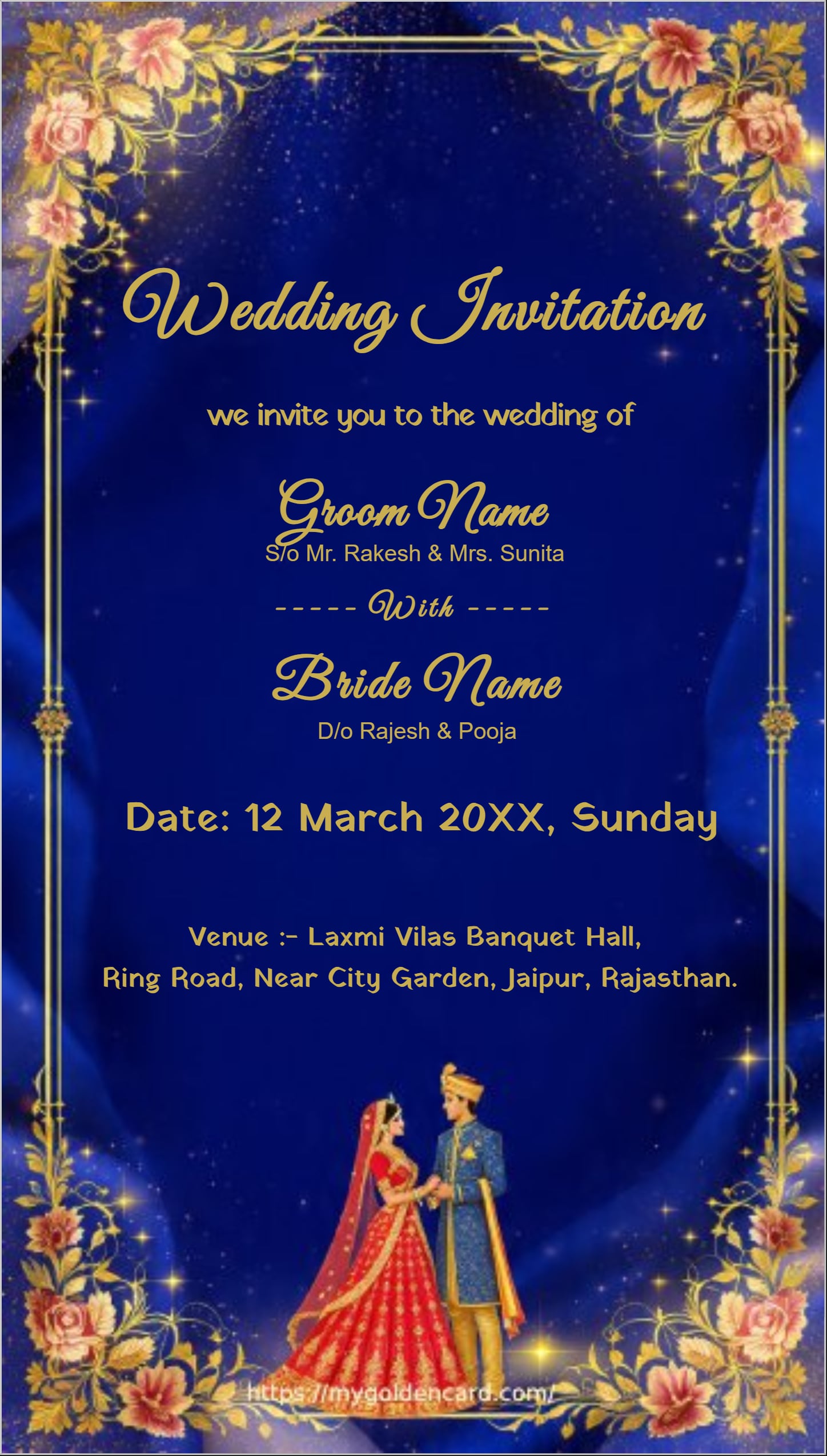 Premium Wedding Invitation Card